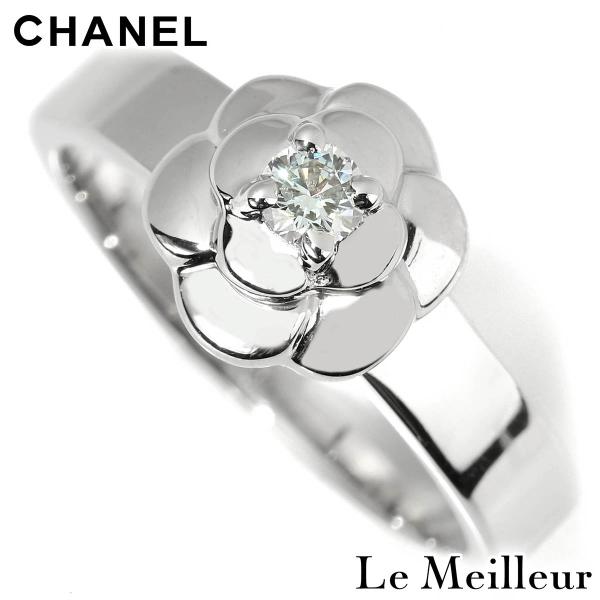 CHANEL（シャネル） カメリア 1P リング ダイヤモンド ホワイト