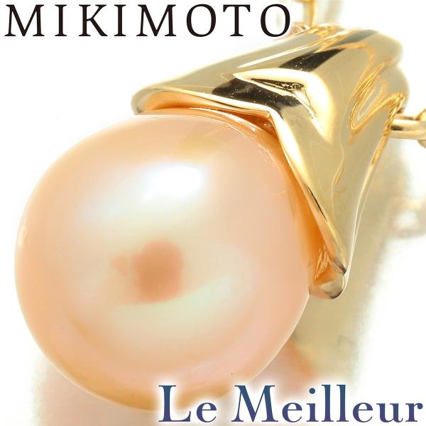 MIKIMOTO（ミキモト） 一粒パールネックレス 淡水真珠 8.7mm K18(750