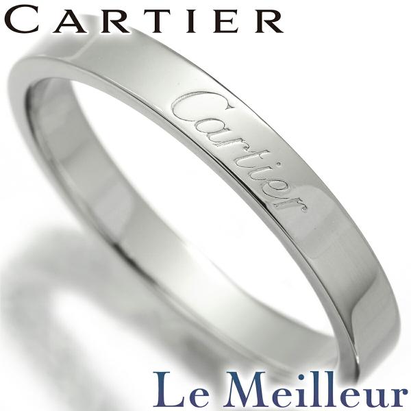 カルティエ C ドゥ ウェディング リング 指輪 Pt950 16号 Cartier 中古 
