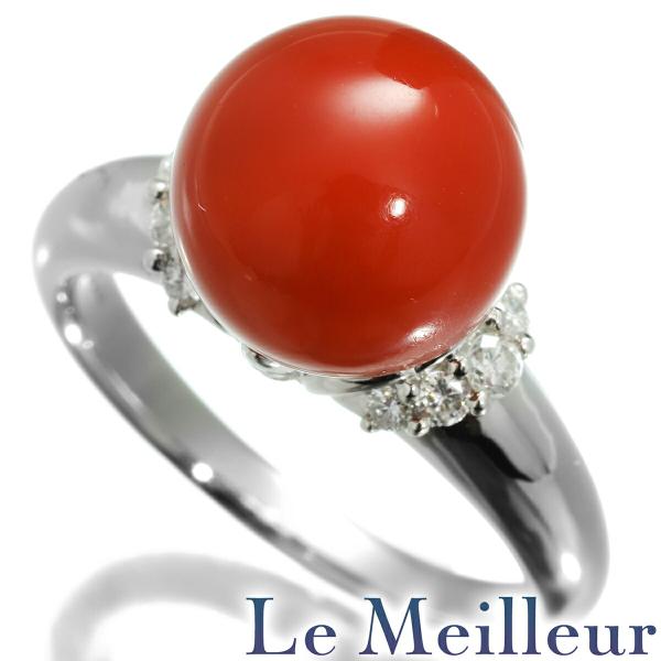 PT900 サンゴ リング 10.2mm 