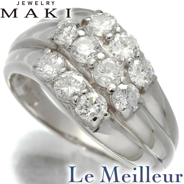ジュエリーマキ リング 指輪 ダイヤモンド 1.02ct Pt850 12号 MAKI