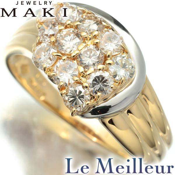 ジュエリーマキ コンビネーションリング 指輪 ダイヤモンド 1.03ct  