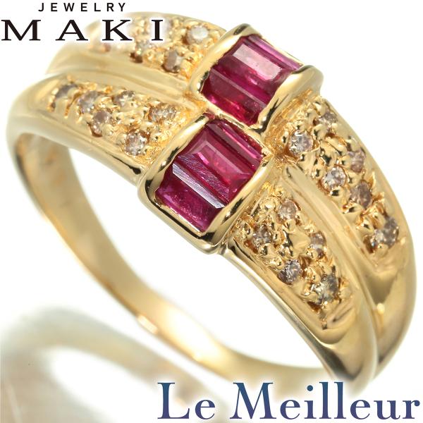 値下げ ジュエリーマキ リング ルビー 楽天市場】ジュエリーマキ ボリュームデザイン リング 指輪