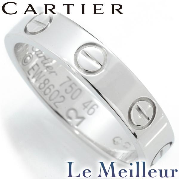 Cartier カルティエ ミニラブ リング 指輪 K18 6号 中古 プレラブド 