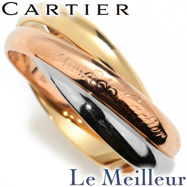 Cartier カルティエ トリニティ リング 指輪 K18 19号 中古