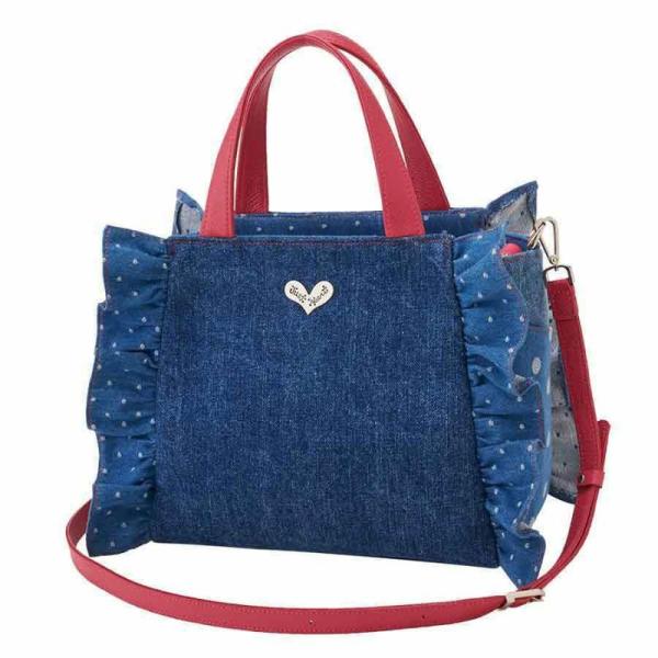 未使用級✨Think Bee! シンクビー 2way トート ショルダーバッグ Think Bee! Bee！シンクビー ポルカドッツ2WAYバッグ : インテリア雑貨