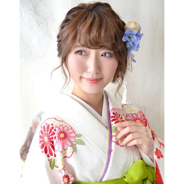 和装 髪飾り 成人式 花 袴 振袖 卒業式 結婚式 ブルー 青 ブライダル 白無垢 色打掛 ヘッドドレス ウェディング 大きい 髪かざり 葵 Buyee Buyee 일본 통신 판매 상품 옥션의 대리 입찰 대리 구매 서비스