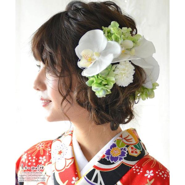 成人式 和装 髪飾り 胡蝶蘭 翠 みどり Buyee Buyee Japanese Proxy Service Buy From Japan Bot Online