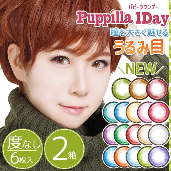 カラコン カラーコンタクトレンズ 度なし ワンデー 1day アシストシュシュ パピーラワンデー 6枚入 2箱 Y 5 Assepi1day 2 コンタクトレンズ通販 レンズデリ 通販 Yahoo ショッピング