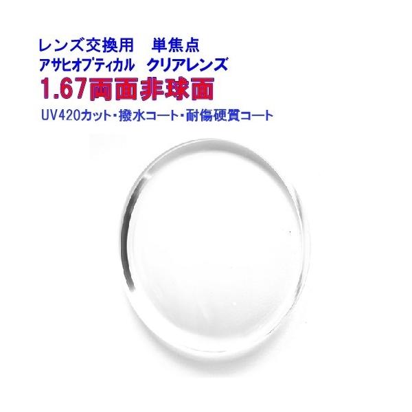 No.484【レンズ交換】単焦点1.67非球面ヒートガード【百均でもOK】 HOYA ニュールックスWF1.67 HOYA 1.67 新設計 両面非球面レンズ 単焦点