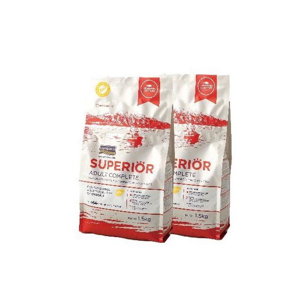 クーポン配布中 フィッシュ4ドッグ スーペリア アダルト 3kg(1.5kg×２)【fish4dog】【成犬用】【ドッグフード/ペットフード/ドライフード/dog/犬】