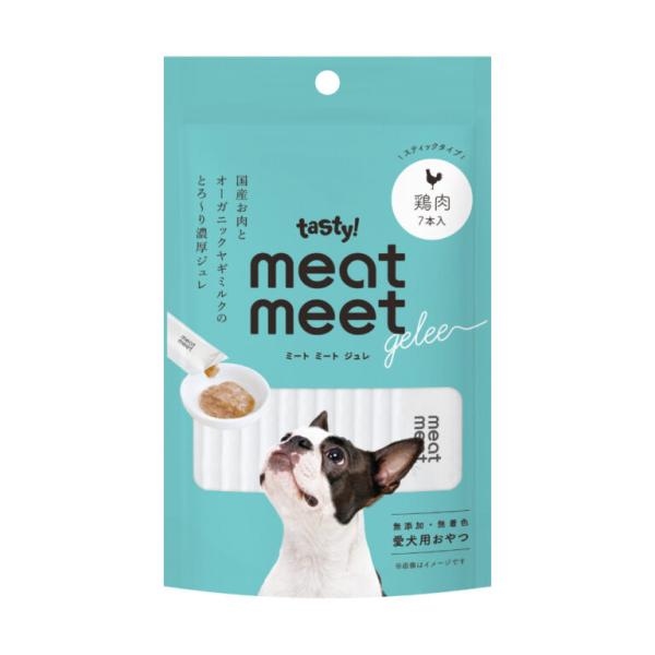tasty! meat meet gelee ミートミートジュレ 鶏肉(犬用) 10g×7本入り【テイスティ/犬用おやつ/国産/無添加】