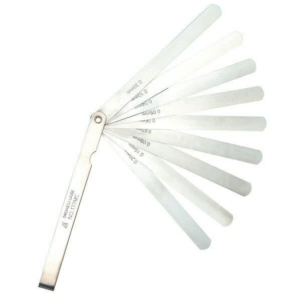 シンワ測定 シックネスゲージC150mm9枚組 73781 : 安全用品のレオ