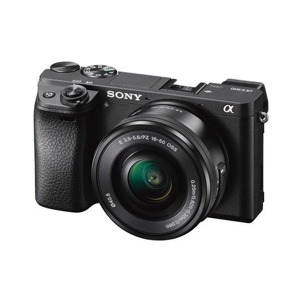 ソニー SONY α6300 16-50mm レンズキット ミラーレス 一眼 カメラ かわいい ブラック 中古 :a6300-16-50-bk
