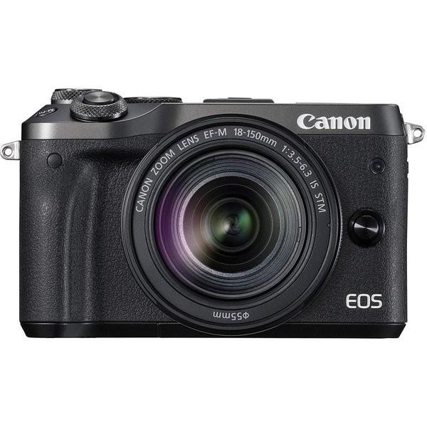 Eos M6 新品sdカード付 中古 レンズキット ミラーレス一眼カメラ Canon Canon 18 150 ブラック Eosm6 18 150 Bk Leon カメラ Shop Camera レンズキット キヤノン