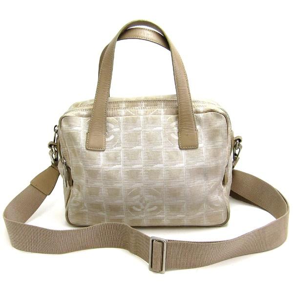 シャネル ニュートラベルライン バッグ 2WAYバッグ ベージュ ハンドバッグ ショルダーバッグ CHANEL レア シャネル ニュートラベルライン バッグ 2WAYバッグ ベージュ ハンドバッグ ショルダーバッグ CHANEL レア