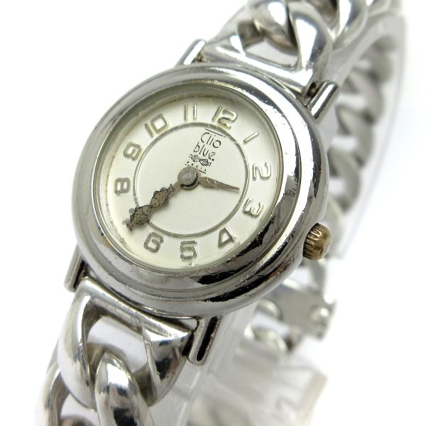 Clio blue クリオブルー 時計 ラウンド レディース ブレスレット