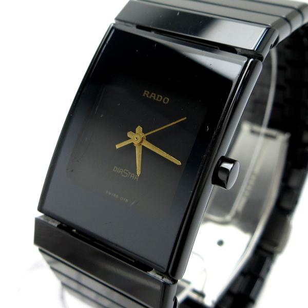 RADO ラドー　ダイアスター　ブラック　レディース 楽天市場】ラドー レディース 腕時計 4Pダイヤ 129.3577.4