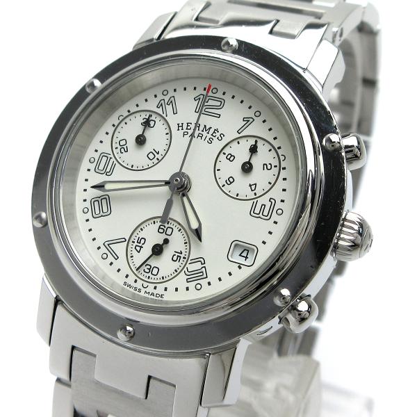クリッパー（HERMES） エルメス 時計 HERMES クリッパークロノ CL1.310