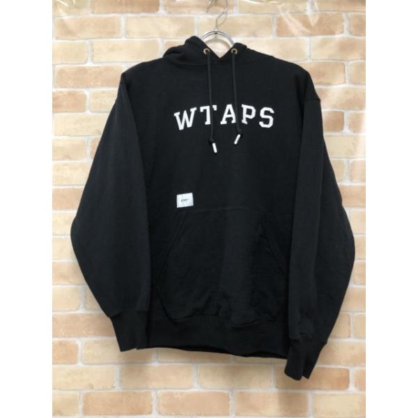 【中古】 WTAPS ダブルタップス ACADEMY HOODY COLLEGE 241ATDT-CSM04 ブラック 01 111447857