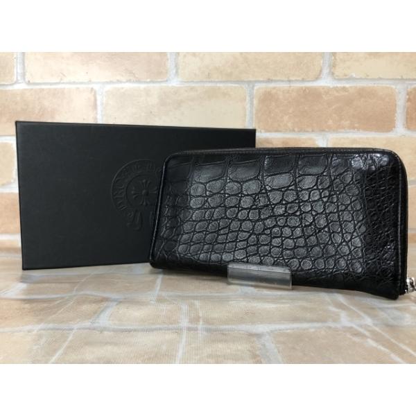 【中古】 Chrome Hearts クロムハーツ REC F ZIP ALLIGATOR アリゲーター ラウンドジップ 財布 ウォレット   インボイス有　111449957