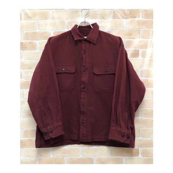 【中古】 Wtaps ダブルタップス Deck 02 長袖襟シャツ 232TQDT-SHM03 レッド 03 111449963
