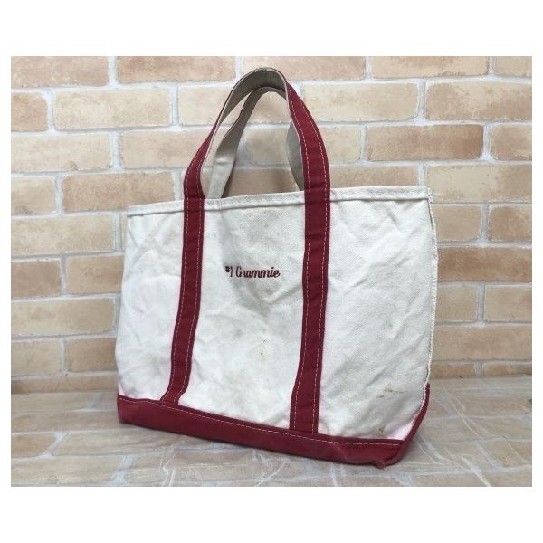 【中古】 L.L.Bean エルエルビーン 80s BOAT AND TOTE BAG アイボリー  111450223