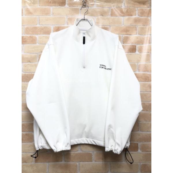 【中古】 STRIPES FOR CREATIVE ストライプフォークリエイティブ HALF ZIP JACKET SFCFW25J08 ホワイト XL 111451687