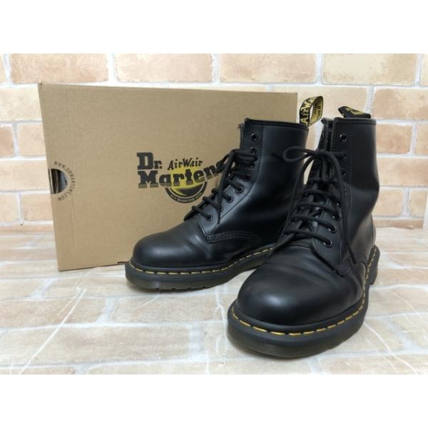 【中古】 箱有 Dr. Martens ドクターマーチン 1460 8ホールブーツ 10072004 ブラック UK7 111453608