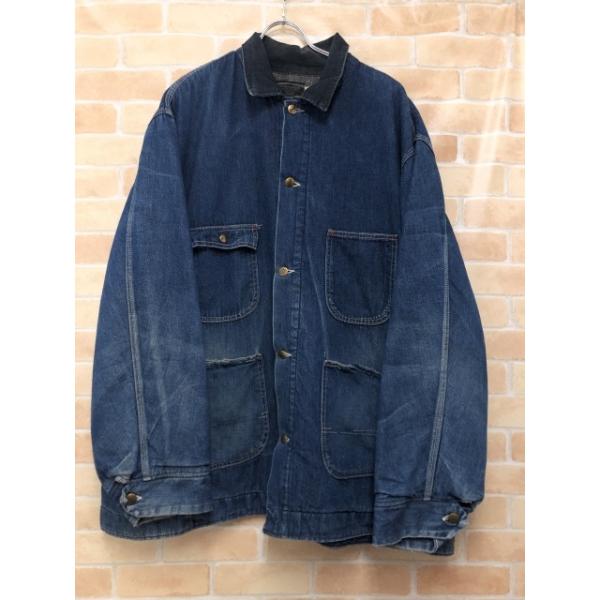 【中古】 Sears シアーズ カバーオール デニム 裏地ブランケット インディゴ XXXL 111453975