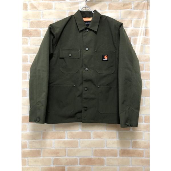 【中古】 PALACE SKATEBOARDS×Carhartt パレス×カーハート PALACE OG CHORE COAT カーキ M 111457918