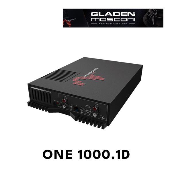 GLADEN MOSCONI ONE 1000.1D サブウーファー用アンプ グラデン モスコニ ONE 1000.1D サブウーファー用デジタルパワーアンプ