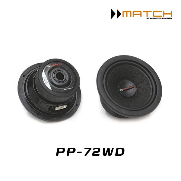 MATCH PP-72WD 16.5cm 2Ω/DVC ウーファーユニット