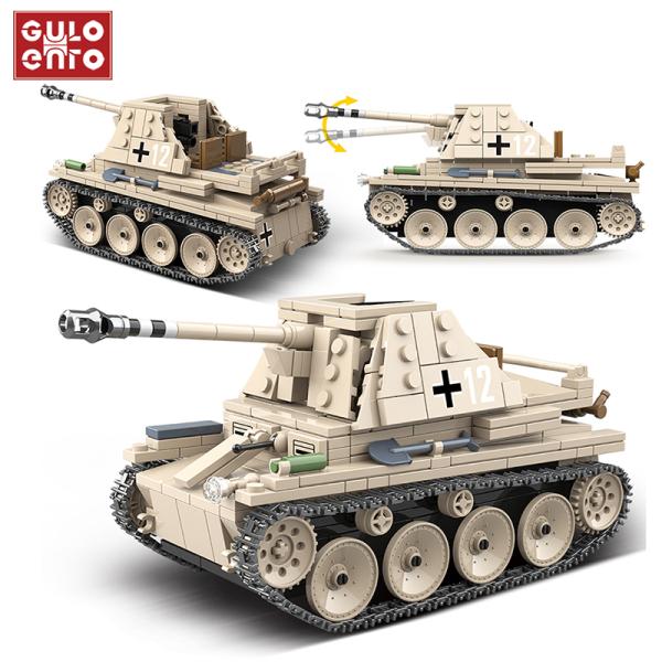 ブロック 乗り物 608ピース 戦車砲 ドイツ Ww2 ミリタリータンク プレゼントに Un M リアン 通販 Yahoo ショッピング