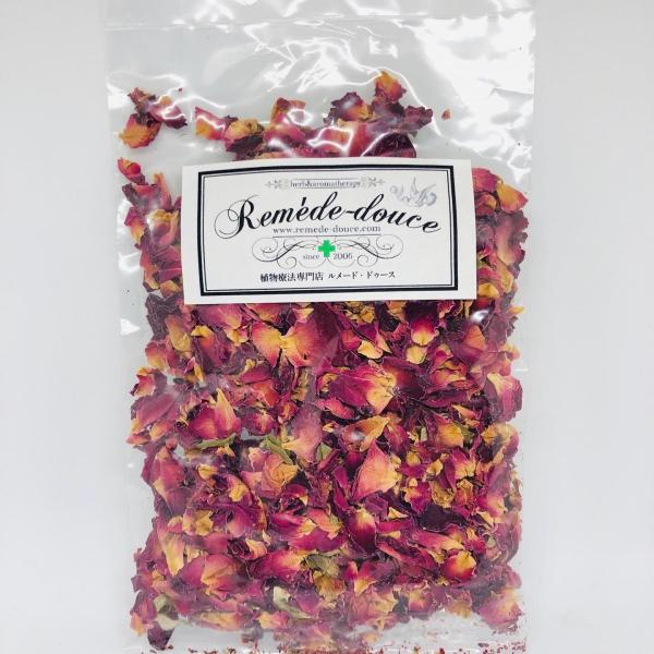 【ローズレッド】30g｜ハーブティー ペタル 花びら 赤 花の女王 お茶 デトックス 薔薇 バラ 美人 女性 健康 ホルモンバランス リラックス 注文梱包