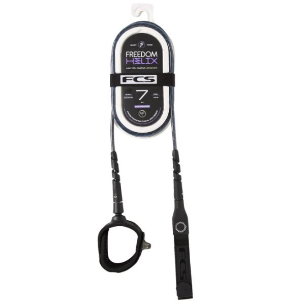 FCS FREEDOM HELIX LEASHALL ROUNDエフシーエス フリーダム ヘリックス リーシュ - オールラウンド●カラー：SMOKE_WHITE●定価：6710円●天然のバイオレジン(トウモロコシを原料とするバイオレジンを...