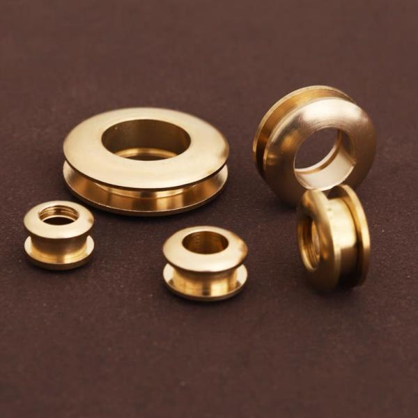 真鍮製ネジ式ハトメ 10mm 1個入り 厚地用 レザークラフト グロメット　N-5