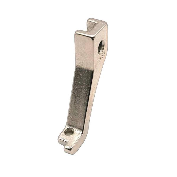 【上下送り用中押さえ】ガイド付きファスナー用中押さえ 2mm〜6.5mm N-10〜13 上下送りミシン用 段付き押さえ