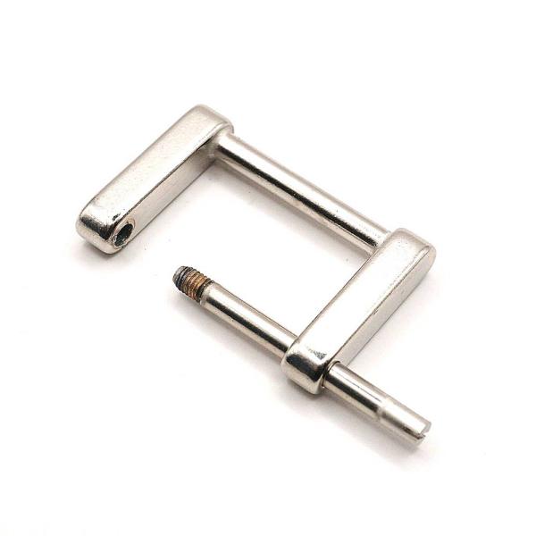 カクカンネジ式 （バレルメッキ）ニッケル 15mm〜30mm 全5サイズ 2個入り 接続金具 カクカン レザークラフト No.203 M-8