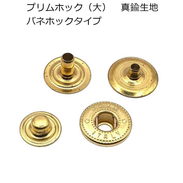 プリムホック （大） バネホックタイプ 真鍮生地 約12.5mm カクシ 10組入り PRYM　M-2