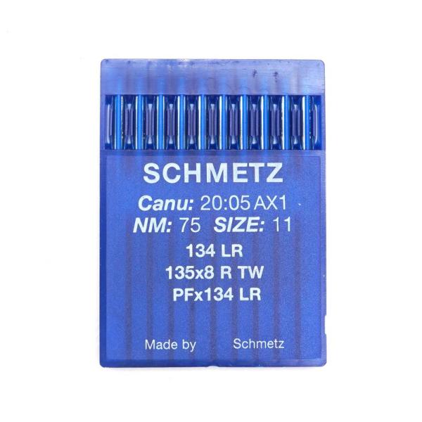 【太軸・短】シュメッツ針 134LR  斜め菱針10本入り 工業用ミシン針 SCHMETZ