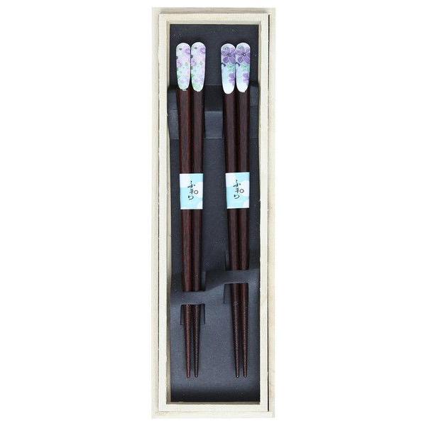 新生活 プレゼント 食器 ギフト 和藍ブランド 花工房 ペア箸セット 和食器 和風 お箸ギフト 和食器と雑貨のお店 ルアン 通販 Yahoo ショッピング