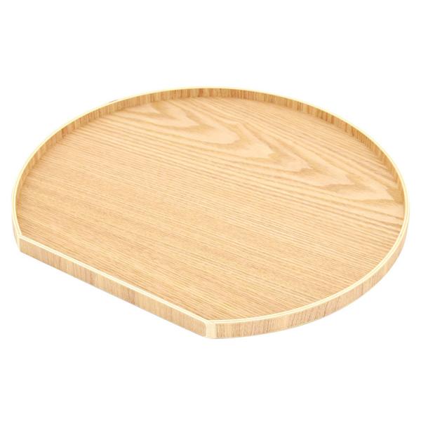 木のぬくもりがあったか カフェ半月盆 36cm｜トレー 盆 カフェ カフェ風 CAFEBON 木製 ナチュラル おしゃれ  セラミック藍