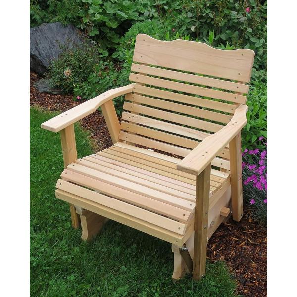 Kilmer Creek 2 Natural Cedar Porch Glider Amish Crafted Www