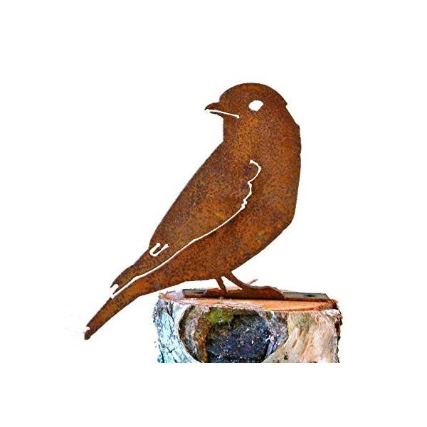 数量限定価格 Elegant Garden Design Bluebird Steel Silhouette With Rusty Patina 激安セール即納