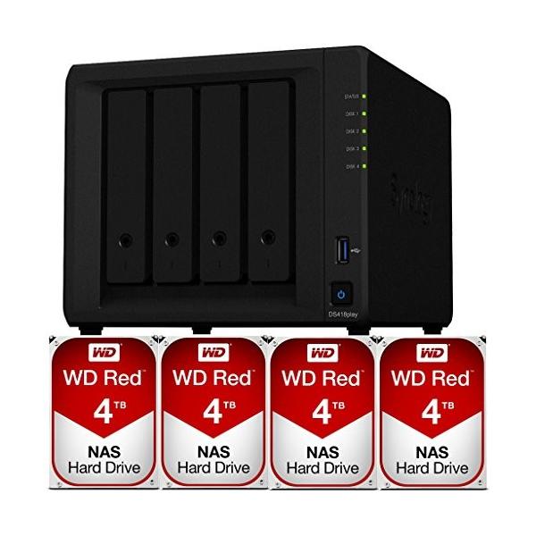 Nas Diskstation Ds418play Assembled Synology 4 Bay W 4 Bay Bundle Diskstation And Nas Tested 20190808090509 01191 U Levelone ヤフー店
