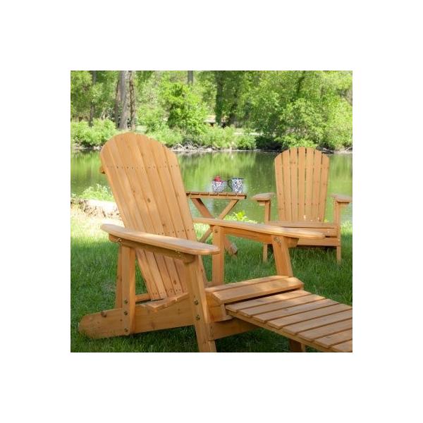 Big Daddy Table Reclining Adirondack Reclining Chair Set With Free