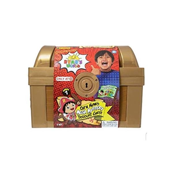 Ryans World Exclusive Gold Mega Mystery Surprise Treasure Chest Mohmmadiyon Com