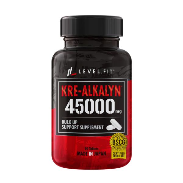 【商品名】LEVEL.FIT クレアルカリンカプセル 90粒入【名称】クレアチンモノハイドレート含有加工食品【ブランド】LEVEL.FIT （レベルフィット）【内容量】58.5g［カプセル重量650mg（550mg×90カプセル）］【原材料...