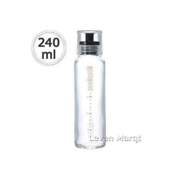 ハリオ HARIO ドレッシングボトルスリム 250ml ブラック ネジ式の密閉性の高いボトルなので、振って作ってそのまま冷蔵庫で保存することができます。液だれもしにくい構造です。ボトルは耐熱ガラス製なので、色やにおい移りが付きにくく、熱湯...